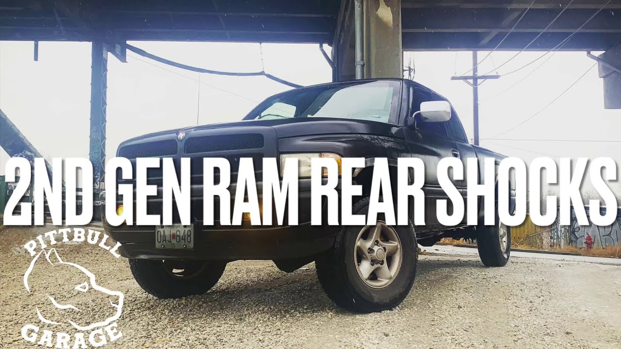 2nd gen Dodge Ram 1500 rear shocks - YouTube