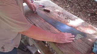 EC Atkins Handsaw Rehab Pt 1   The Saw Plate