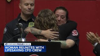 Cardiac arrest patient reunites with Chicago first responders who saved her life: 'Forever grateful'