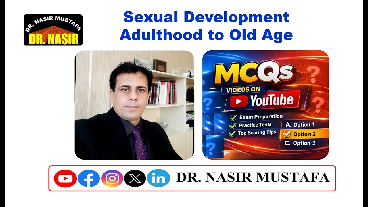 🎓 MCQs on Sexual Development: Adulthood to Old Age 🧠