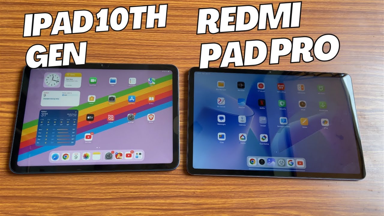 Ipad 10th Gen vs Redmi Pad Pro Comparison - YouTube