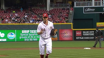 MIL@CIN: Leake holds the Reds to two runs over eight
