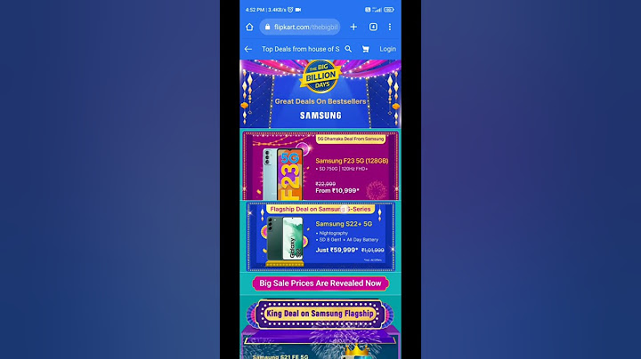 Big Billion Days 2022 | Best Samsung Smartphone Deals | Flipkart Big Billion Days