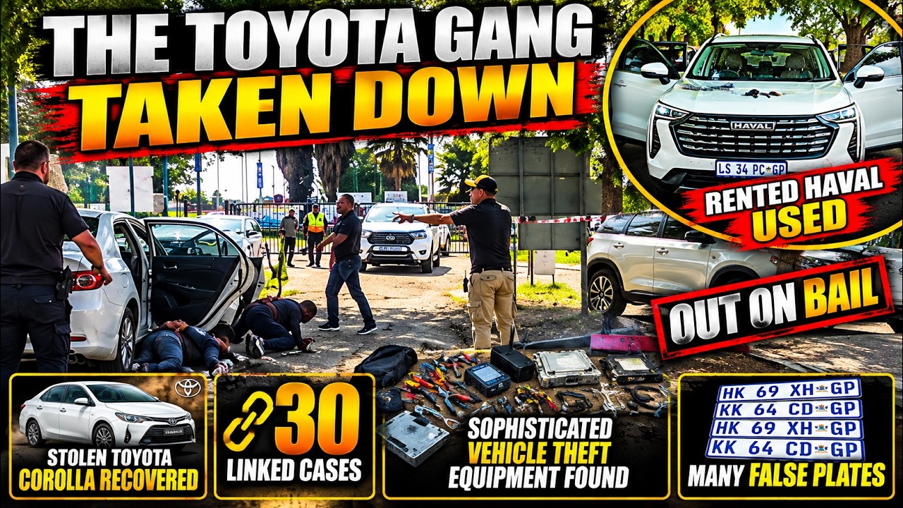 TOYOTA PRADO THEFT SYNDICATE - ARRESTED