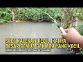 Jelajah kalenan kecil di perkampungan warga ikanya ngamuk strike terus mancing wader teknik kumbul