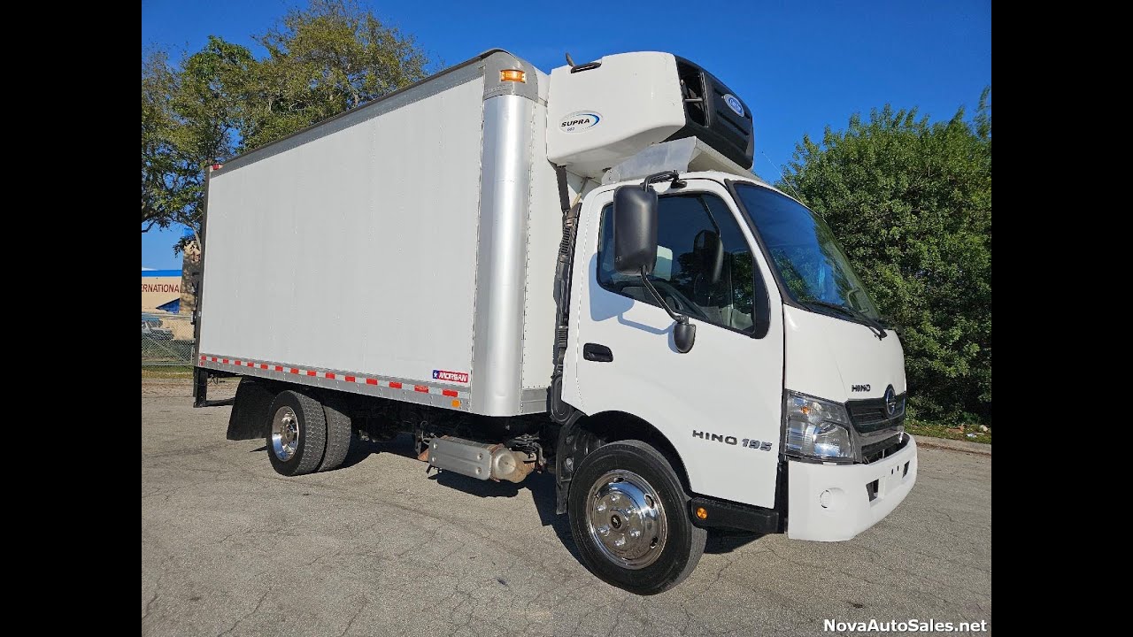 For Sale 2019 HINO 195 16FT Morgan Refrigerated Box Truck with