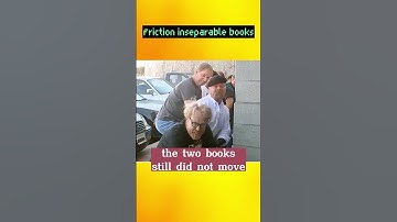 Experiment interesting friction inseparable books | #shorts