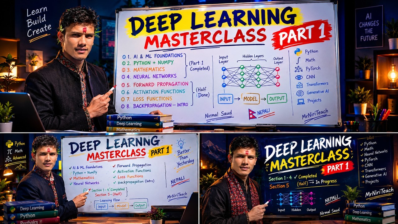 Deep Learning Full Course in Nepali | Zero to Advanced | Part 1 - YouTube