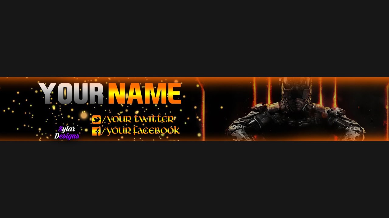 SpeedArt Banner Editable De Call Of Duty Bo3 Para Cs6 (Free