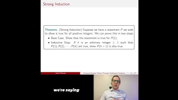 Strong Induction #education #maths #mathshorts