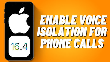How to Enable Voice Isolation for Phone Calls on iPhone iOS 16.4 (2023)
