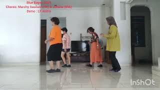 Blue Bayau 2025 - Line dance. Choreo: Marchy Susilani (HK)& Johana (INA).Demo : LD Alstra.