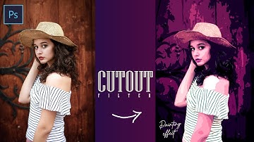 How to using the "Cutout Filter" in Photoshop | Photoshop Tutorial | ARStudio | 2022