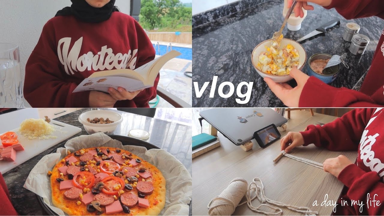 Yeni hobi makrome, evde bol malzemeli pizza yapımı, kitap ve churchill…