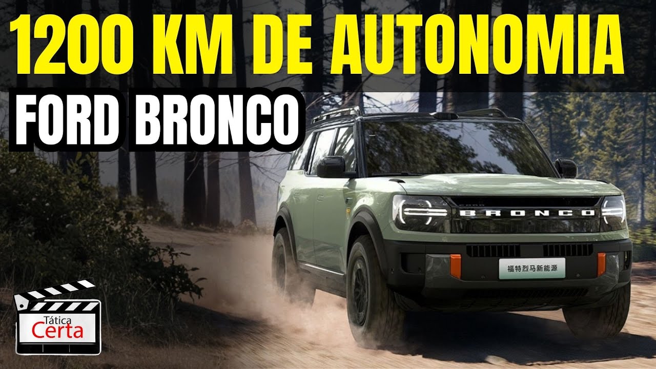 1.200 KM SEM PARAR? O NOVO FORD BRONCO "CHINÊS" VAI QUEBRAR O MERCADO!