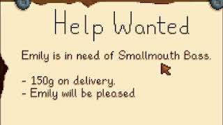 Emily needs smallmouth bass