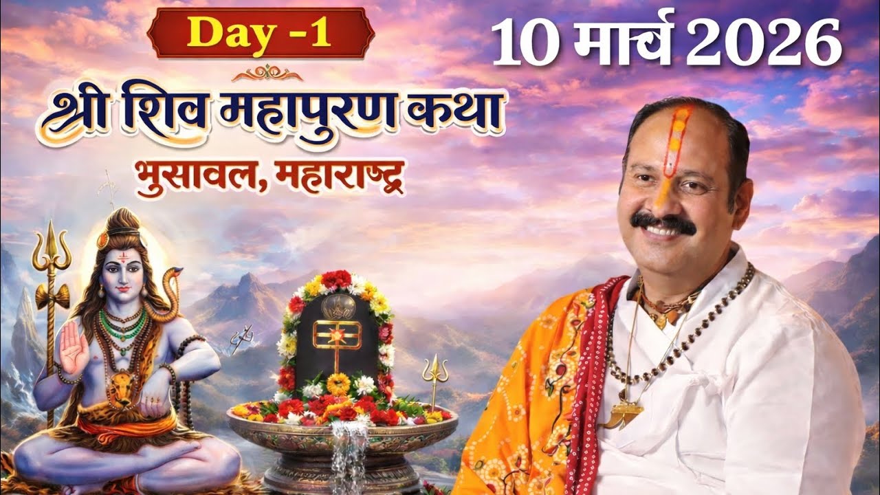 🔴Live Day-1 श्री शिव महापुराण कथा | पंडित प्रदीप मिश्रा | भुसावल, महाराष्ट्र