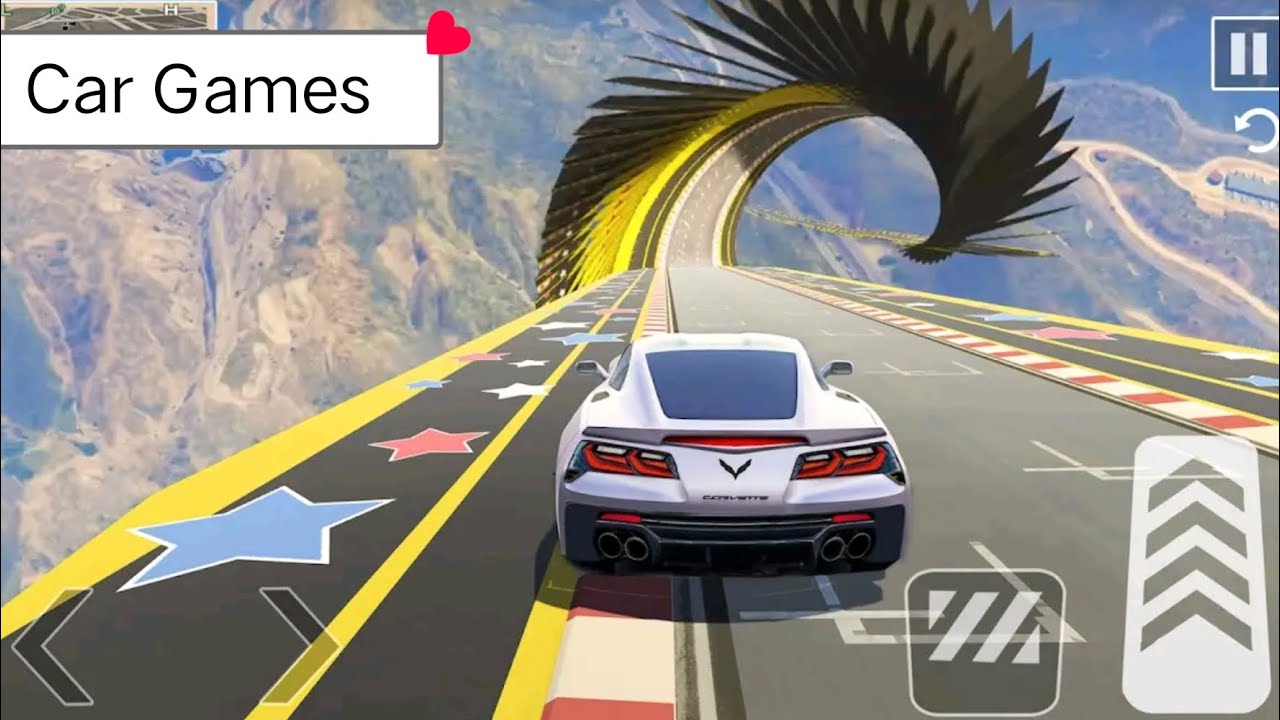 Car Sky Ramp Stunt Impossible 3D — Car wale dijiye game, car ke game