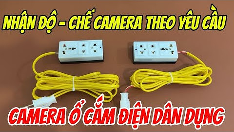 THANH LÝ : camera ngụy trang ổ điện dân dụng wifi full4k giá rẻ, camera giấu kín ổ cắm điện tốt nhất