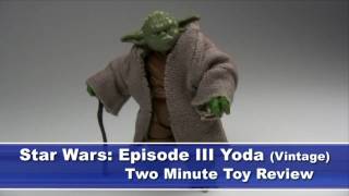 The Breaux Show - Yoda - Star Wars: Revenge of the Sith (Vintage Line) - Action Figure Toy Review