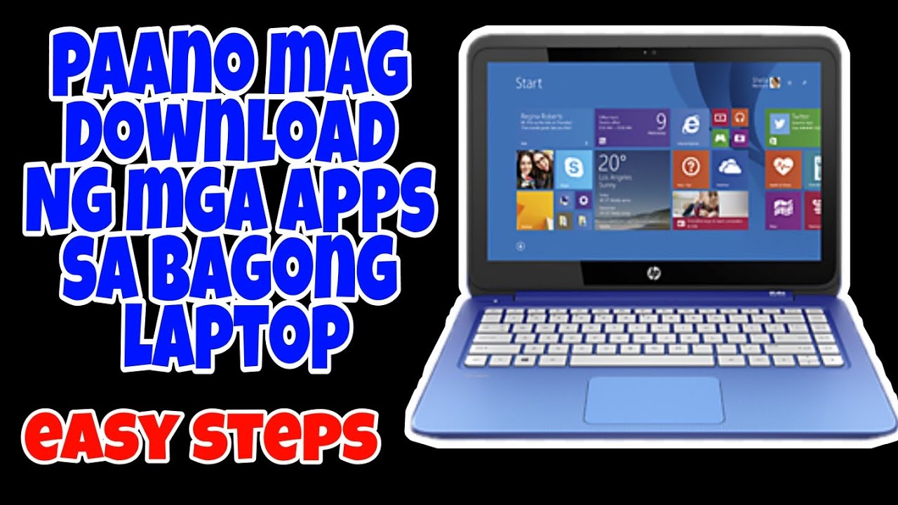 PAANO MAG DOWNLOAD NG APPS SA LAPTOP | 2020 | TAGALOG - YouTube