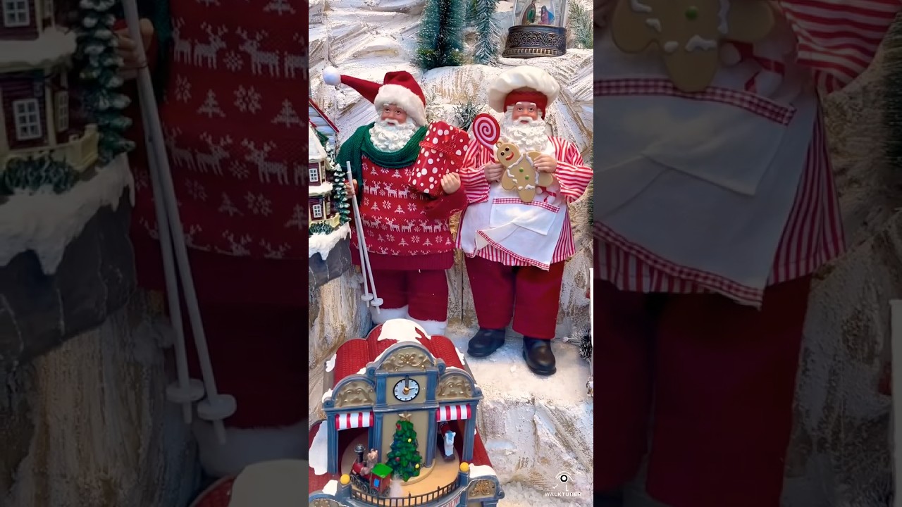 Christmas Shop Decoration in Tehran 🎄 | Santa & Toy Stores | Silent Short