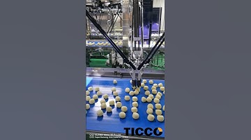 A robotic automated packaging line for a cake manufacturer #machine  #automation #factory