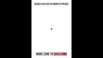 DOUBLE CLICK FOR BOMB TO EXPLODE #shorts #bomb #explode #edit