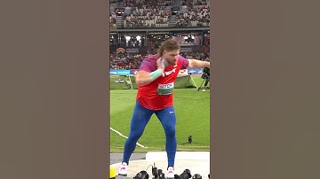 Unbelievable final attempt from Ryan Crouser ‼️ #worldathleticschamps #usa #shotput #athlete