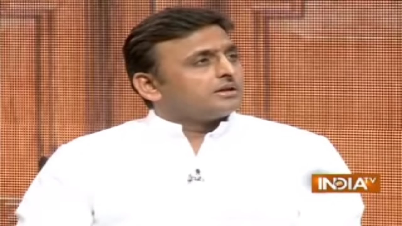 Akhilesh Yadav in Aap ki Adalat (Part 1) - India TV