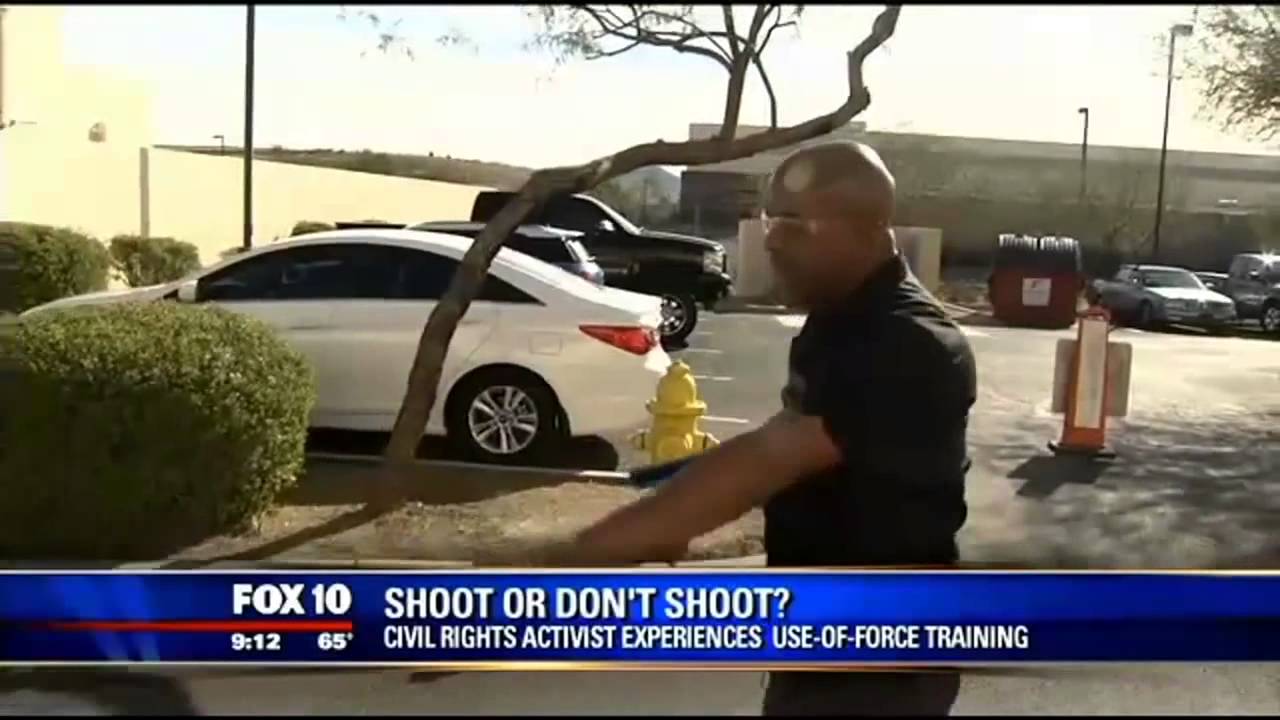 Civil Rights Activist Experiences Shoot or Don't Shoot Scenarios