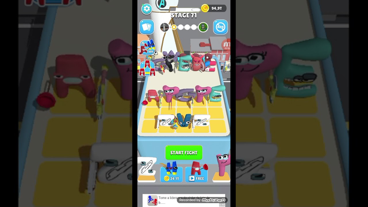 Max Level in Merge Monster Alphabet Fusion Part 8