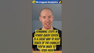 How To Rename Steps in Power Query | Keep Track of Data Transformation - #Shorts