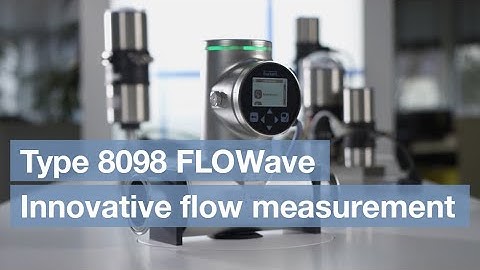 Teaser innovative flow meter Type 8098 FLOWave