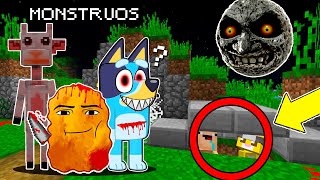 LOS MONSTRUOS NUNCA NOS ENCONTRARAN EN ESTE ESCONDITE 🤣 | GEGAGEDIGEDAGEDAGO, SCARY MOON, BLUEY.EXE