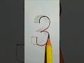 Try to draw in 3D #draw #3d #painting #shorts #drawing