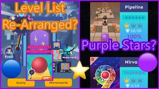 🟣 Purple Stars? New Level Menu on Rolling Sky v5.5.1 (Mirrorworld Update) 🔵