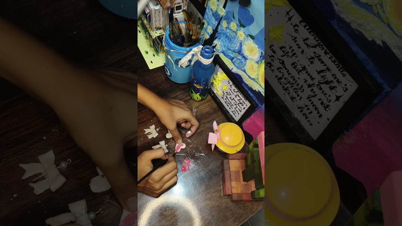 Diy Earing From Clay 😁