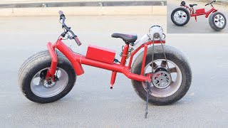 : DIY Car Wheel Electric Bike | Electric Fat Bike
