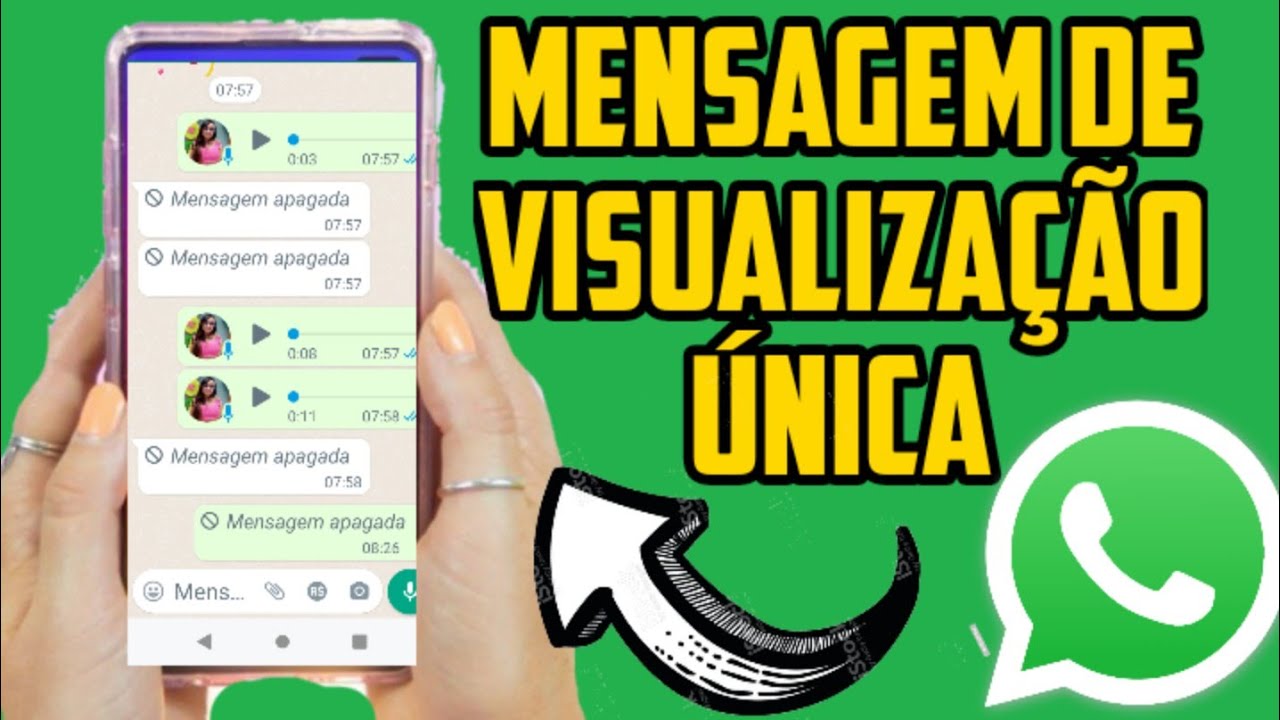 Como Mandar Mensagem de Visualização Única no Whatsapp - YouTube