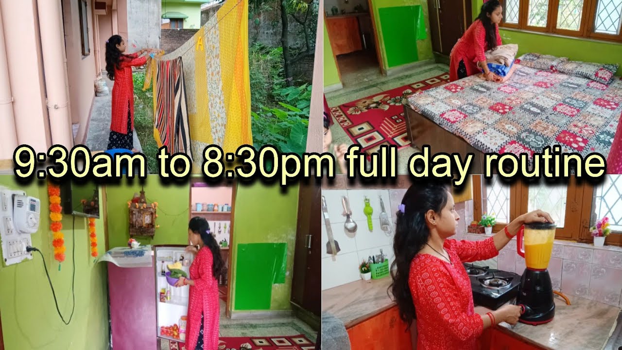 🌄Morning to night routine!!🤷 how I manage cooking,organisation,health ...