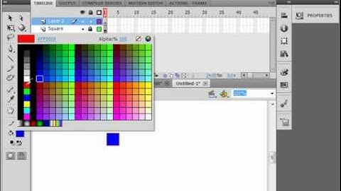 Flash Basics Tutorial 25 When Objects Hit.avi