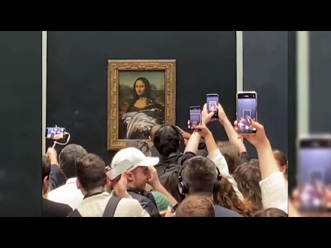 ואז המבקר השליך עוגה על המונה ליזה התקרית המוזרה במוזיאון 