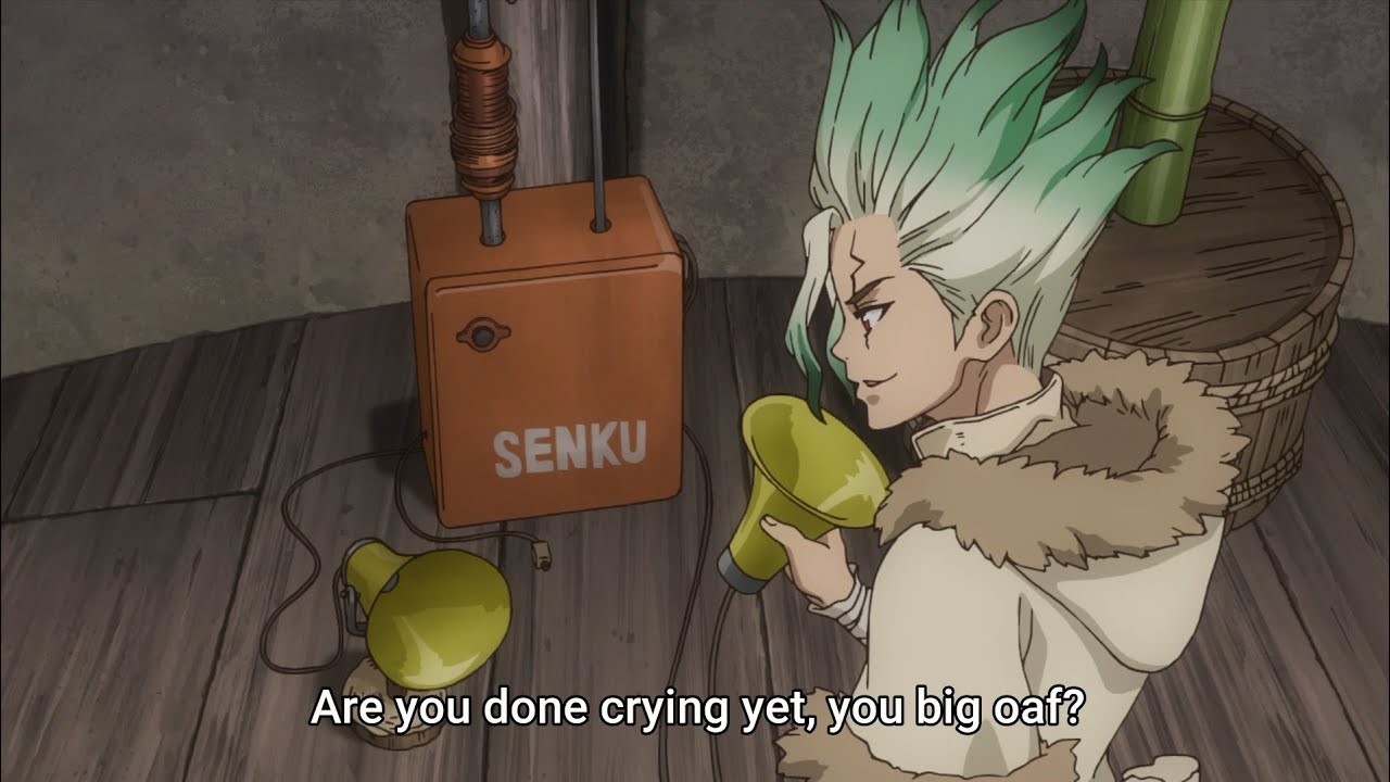 Senku Taiju Yuzuriha Heart Touching Reunion Conversation | Dr Stone S2 E3