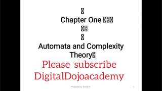 Automata and complexity theory