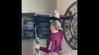 1776 Flip up concealment flag in action