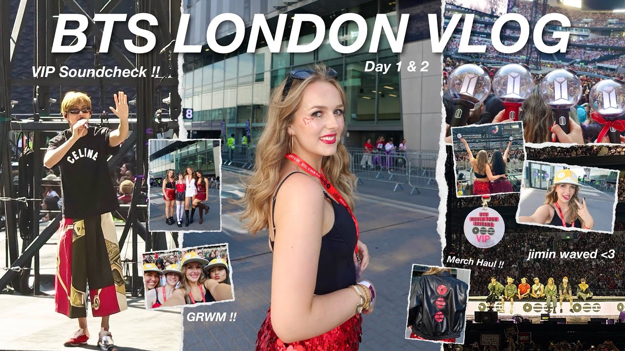 BTS CONCERT VLOG : VIP LONDON ARIRANG WORLD TOUR! *VIP Soundcheck