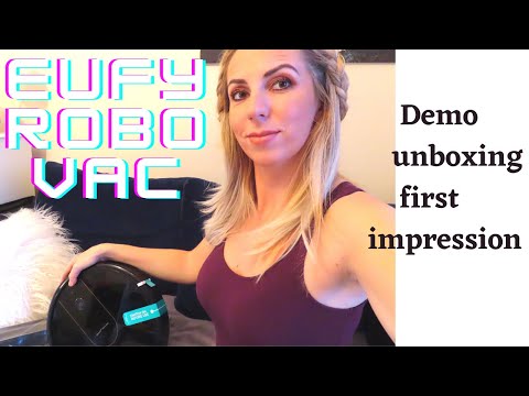Eufy RoboVac 15C T2120 Cordless Robot Vacuum Cleaner Unboxing and Demo Blackpool UK