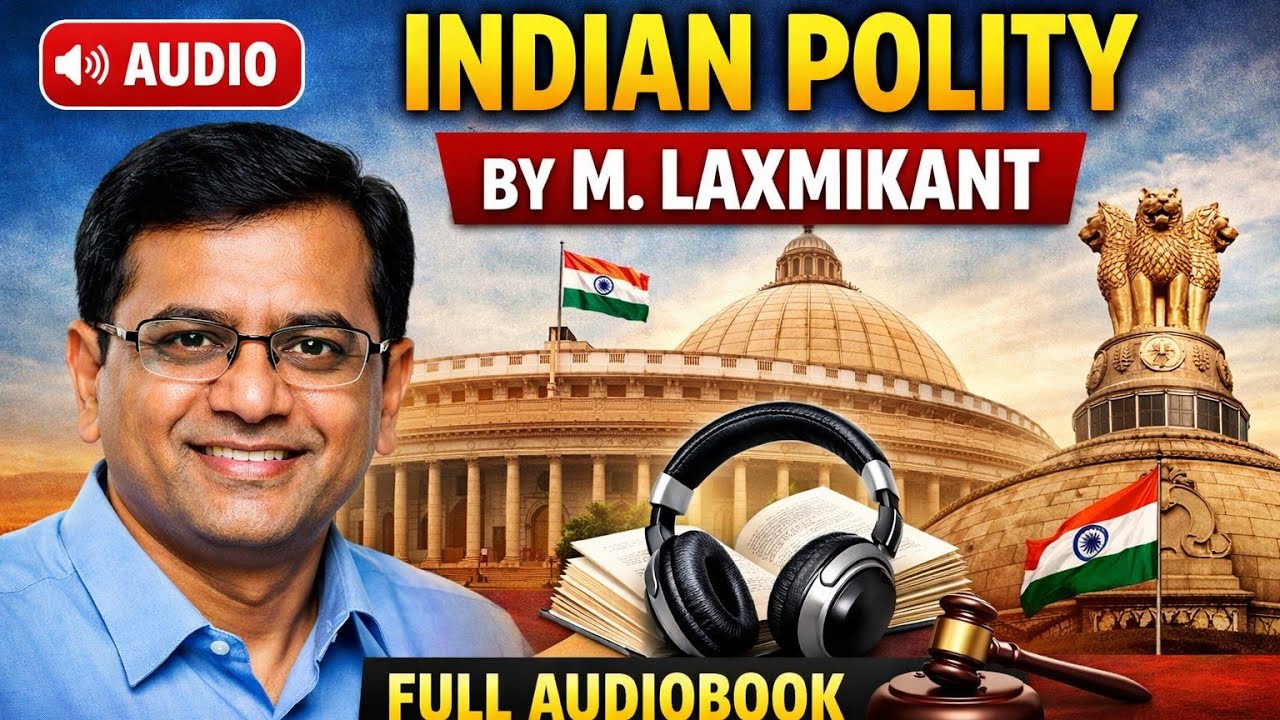 Indian Polity by M. Laxmikant – Full Audio Book (Hindi/English) | UPSC • PCS • Competitive Exams