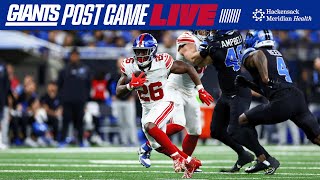 Giants Postgame Live: Giants vs. Lions Week 12 | Postgame Recap and Analysis